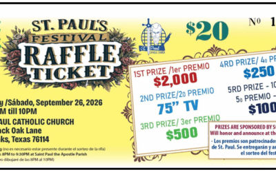 ST. PAUL FESTIVAL RAFFLE