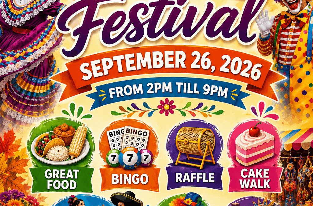 ANNUAL FALL FESTIVAL – September 26, 2026