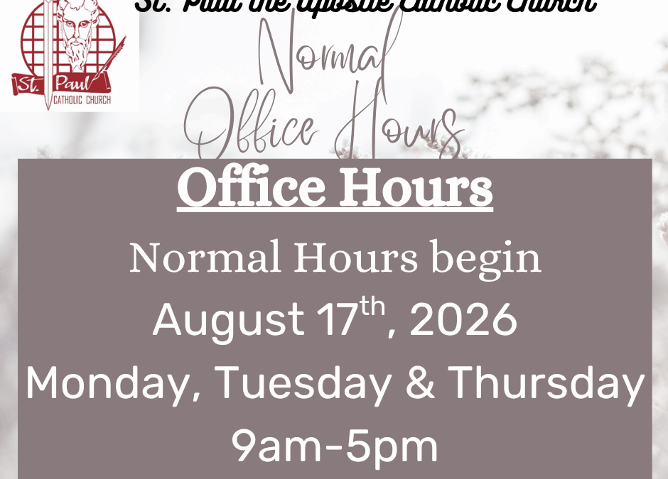 Regular Office Hours